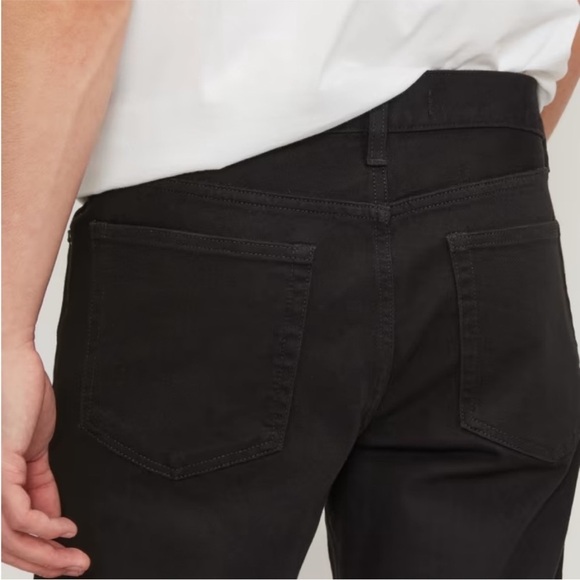 Everlane The Slim 4 Way Stretch Organic Jean Uniform Black - Picture 4 of 10